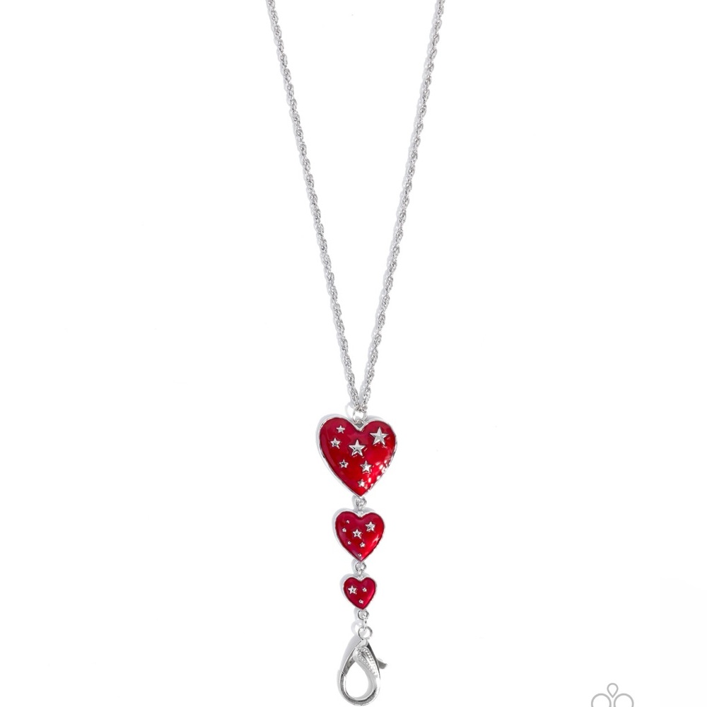 NWT Red Heart Pendant Necklace & Earring(Last Set) - Picture 4 of 6